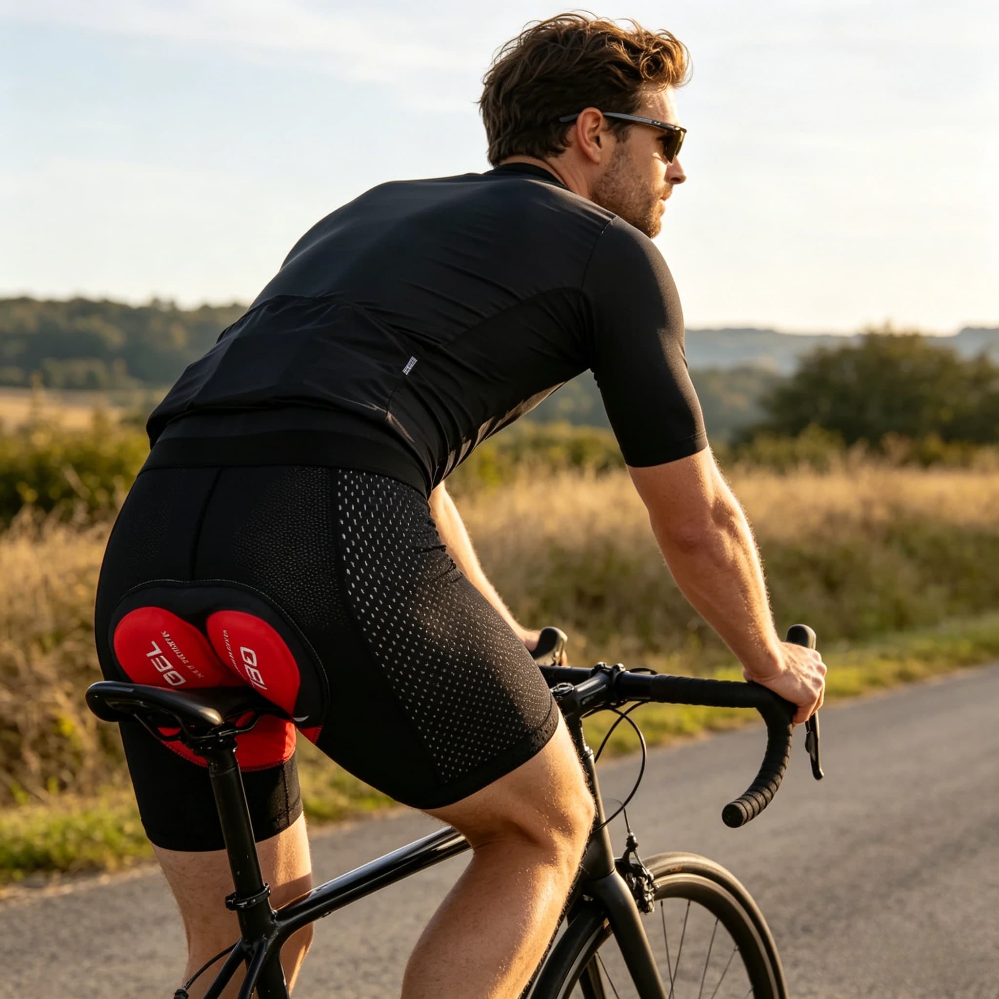 Pantaloncini da Ciclismo Traspiranti con Imbottitura in Gel Antiurto, Intimo da Bici da Strada per Uomo
