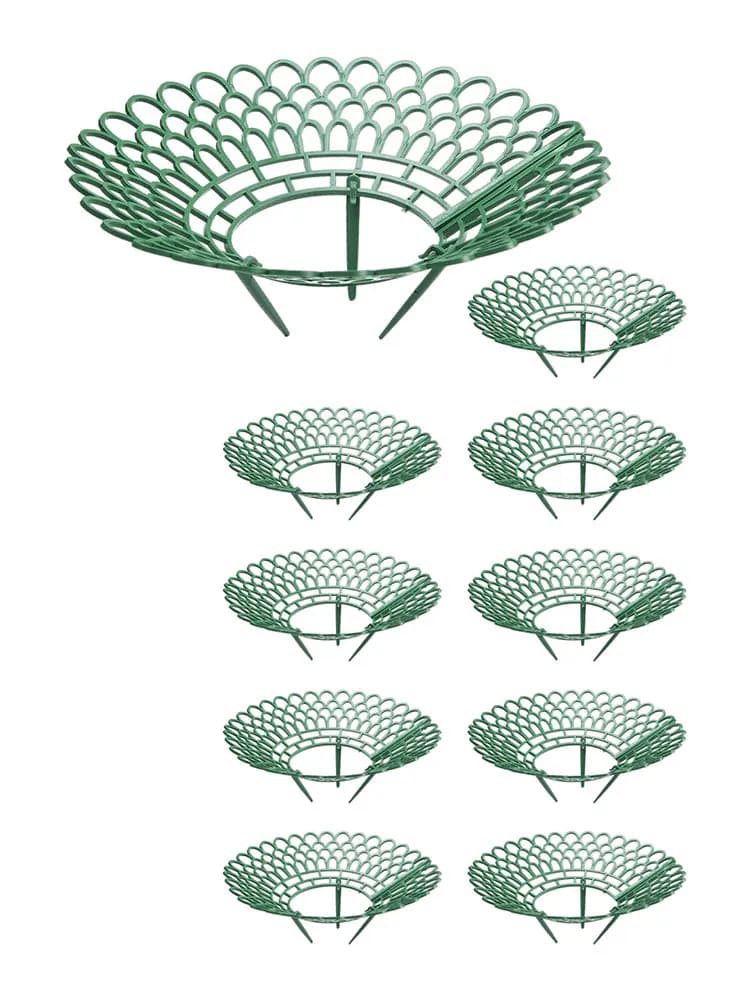 Supporti per piante di fragole da 5/10 pezzi, scaffali per la coltivazione di fragole con 3 robusti piedi di supporto per proteggere le fragole dai funghi