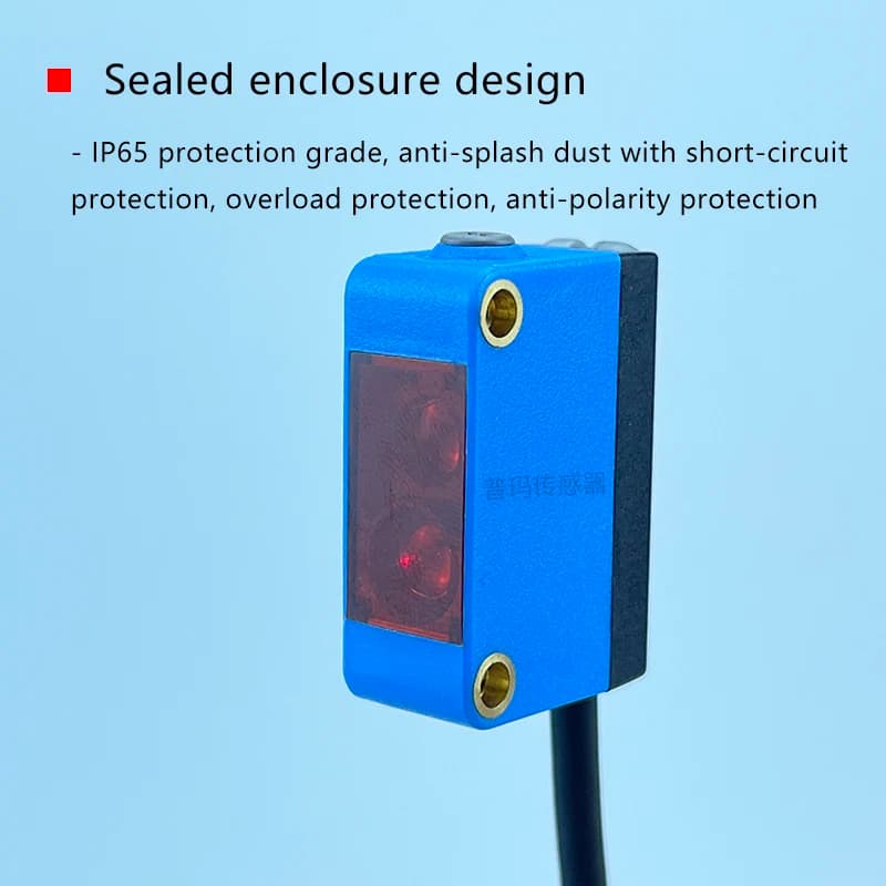 Background suppression, diffuse reflection photoelectric sensor, photoelectric switch, visible large and small spot 441442