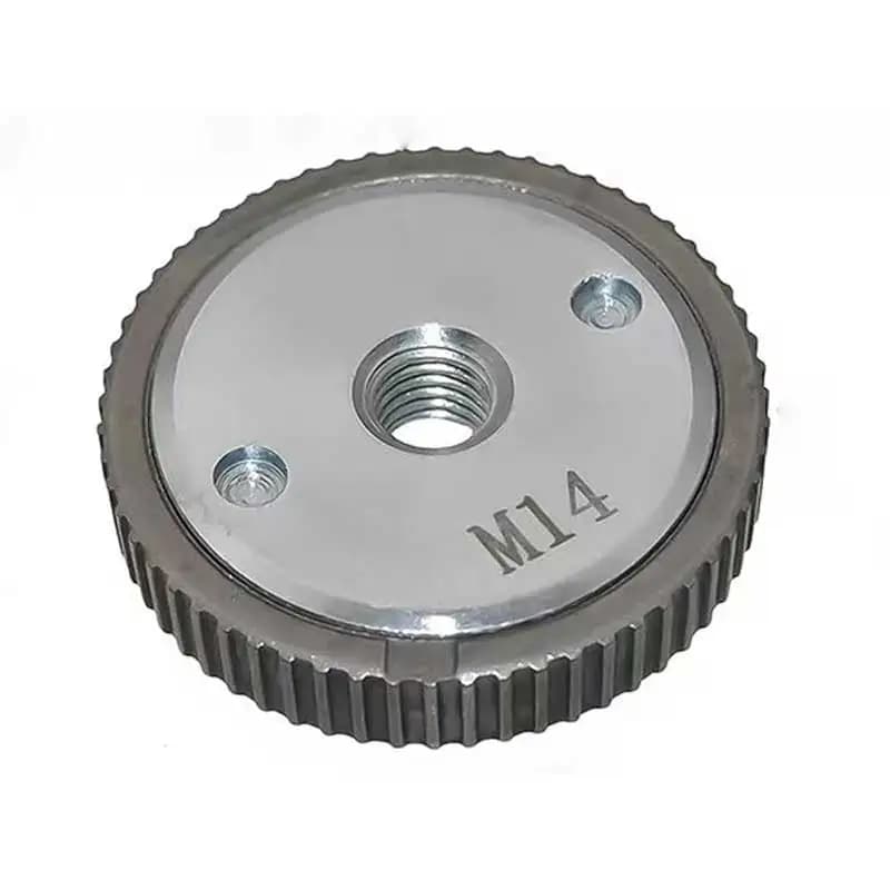 Smerigliatrice angolare M10 Testa di molatura autobloccante a sgancio rapido Piastra di pressatura Dado flangiato, Accessori per lucidatura M14