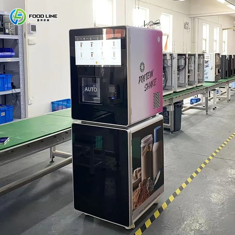 Distributore Automatico di Proteine per Palestra con Sistema di Controllo Remoto FL Personalizzato