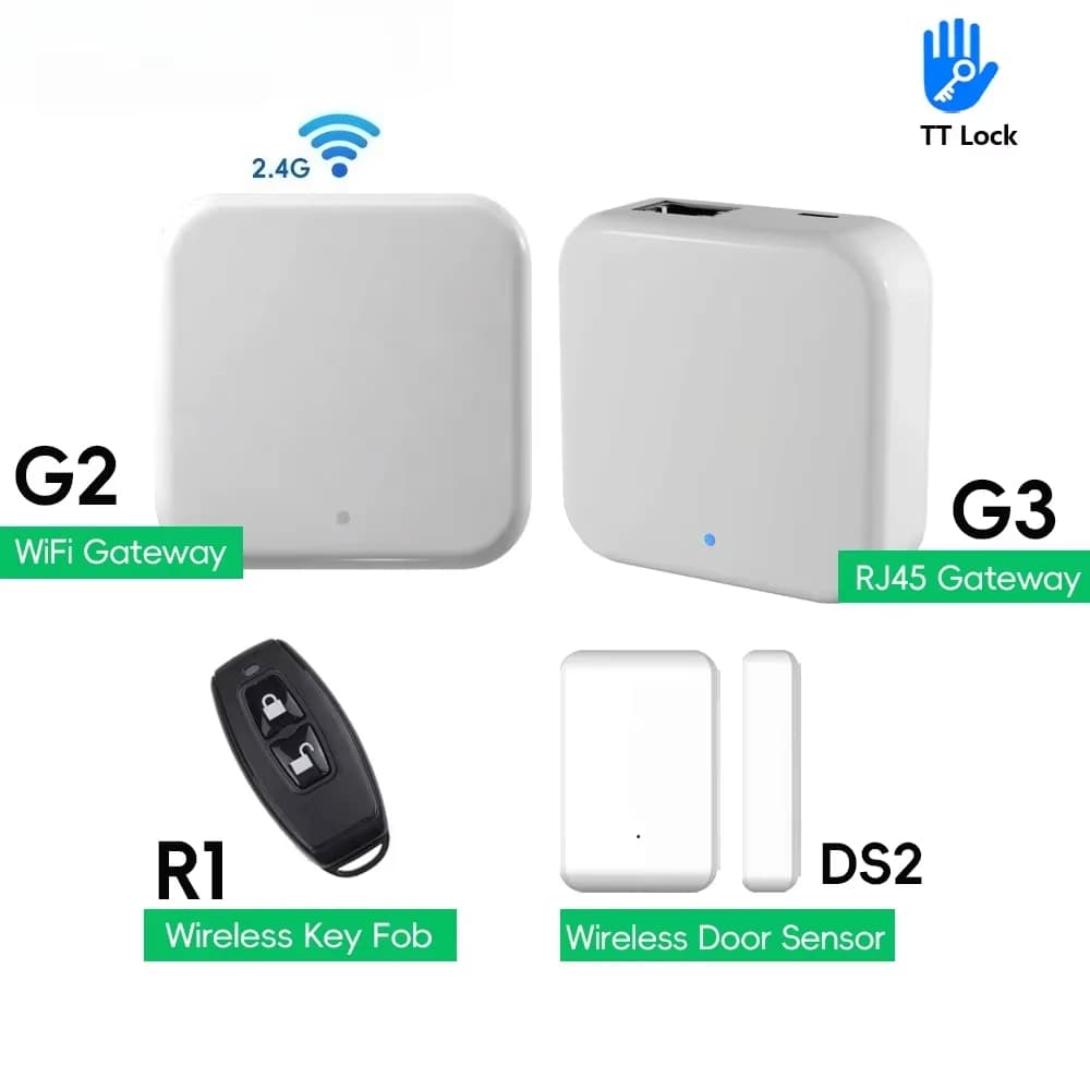 Hub Bluetooth a WiFi TTLOCK Gateway G2 G3, WiFi RJ45 POE 4G TLE per Serratura Intelligente, Controllo da App Ttlock e Telefono