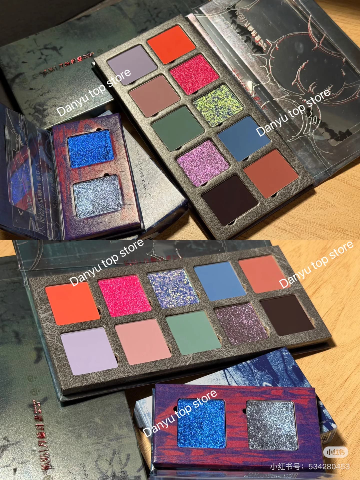 DRAMO Colore scuro Fumo 15 colori Ombretto Piatto Glitter Shimmer Ombretto camaleonte Trucco occhi a lunga durata