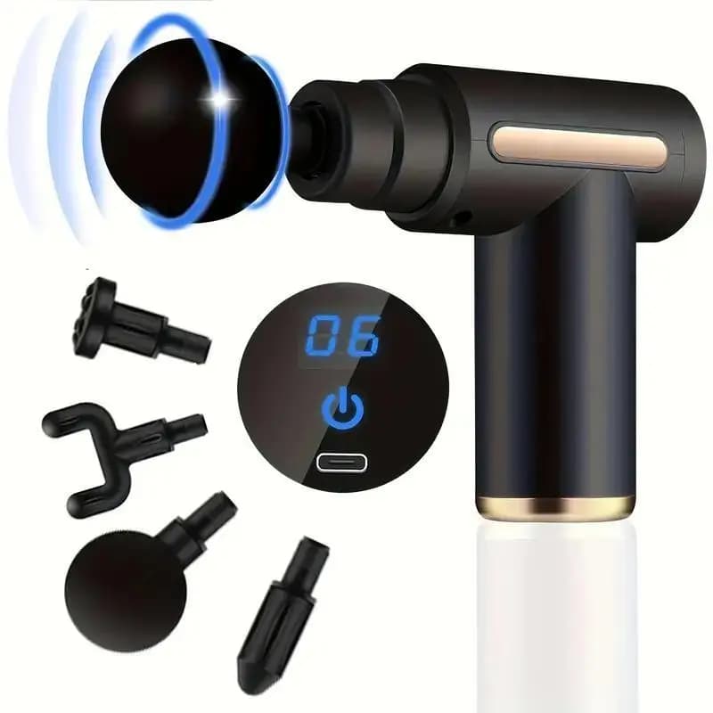 Body, Collo and Back Massage Gun - Deep Muscle Relaxation, Fitness and Slimming - Massage Manual