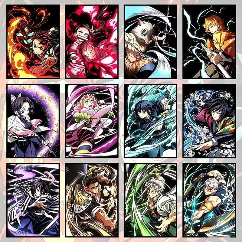 Diamond Painting Japanese Anime Demon Slayer Diamond Mosaic Handmade Art Exquisite Creative Gift Home Decoration