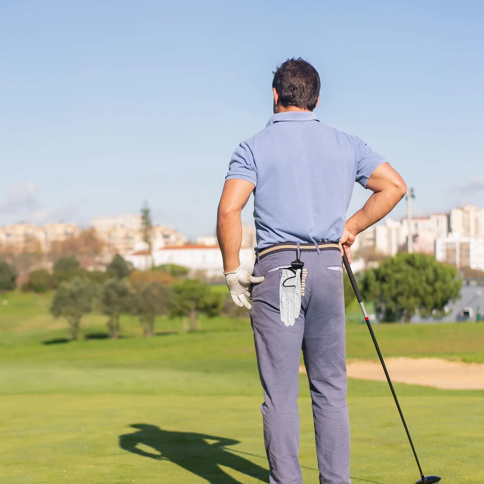 Porta Tee da Golf per Borsa, Accessori Personalizzati per Tee, Organizzatore Nero per Palline da Uomo