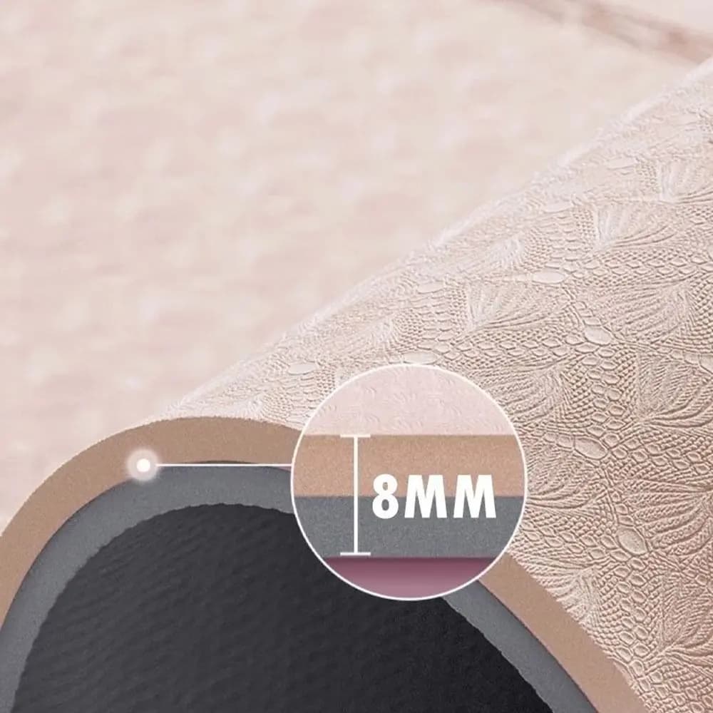 New Design Anti-slip yoga mat Pilates Mat 8 mm thickened Fitness Exercise Mat shock resistant easy to clean