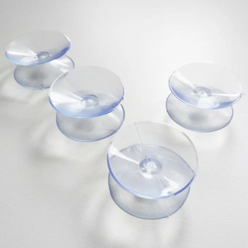 Ganci a ventosa in PVC per cucina, bagno, finestre in vetro, trasparenti, 10 pezzi/set, 20/30/35 mm, in offerta.