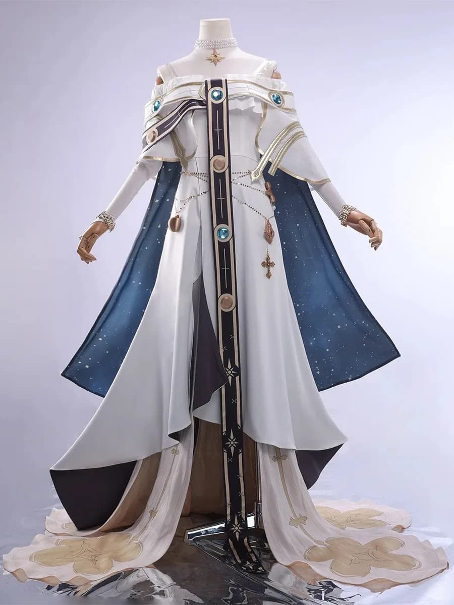 Costume Cosplay di Lemuen da Arknights, Abito Splendido per Sintesi Ambientale, Vestito per Halloween e Carnevale, Abbigliamento per Giochi di Ruolo AniMuse