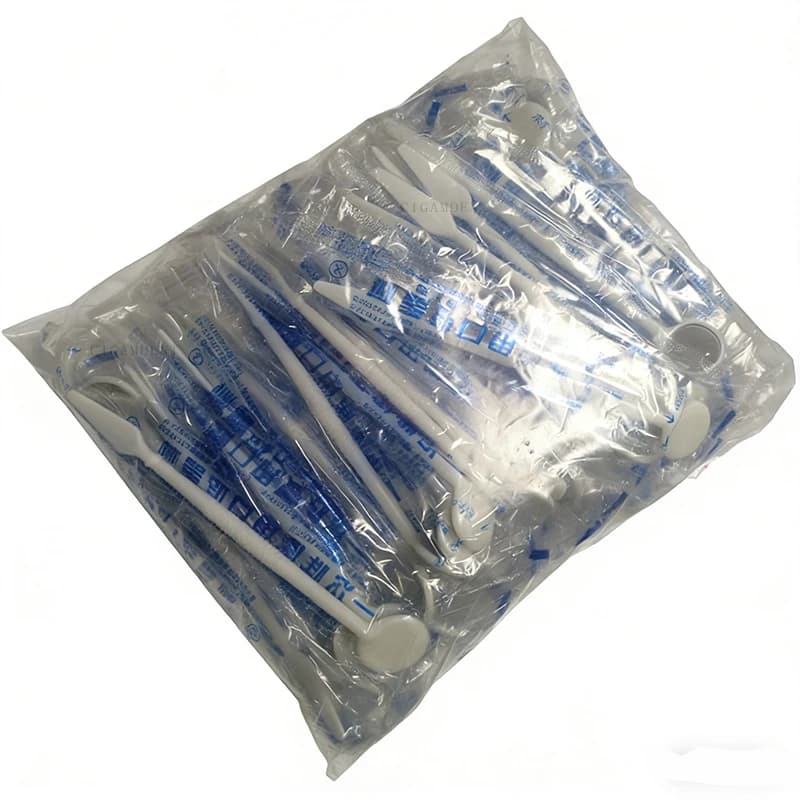 100 pcs Plastic Dental Mirror US Oral Mirror And Drop Mouth Photos Dentist Mirrors Tool Whitening Of Tooths Examination Glass Reflector Tool
