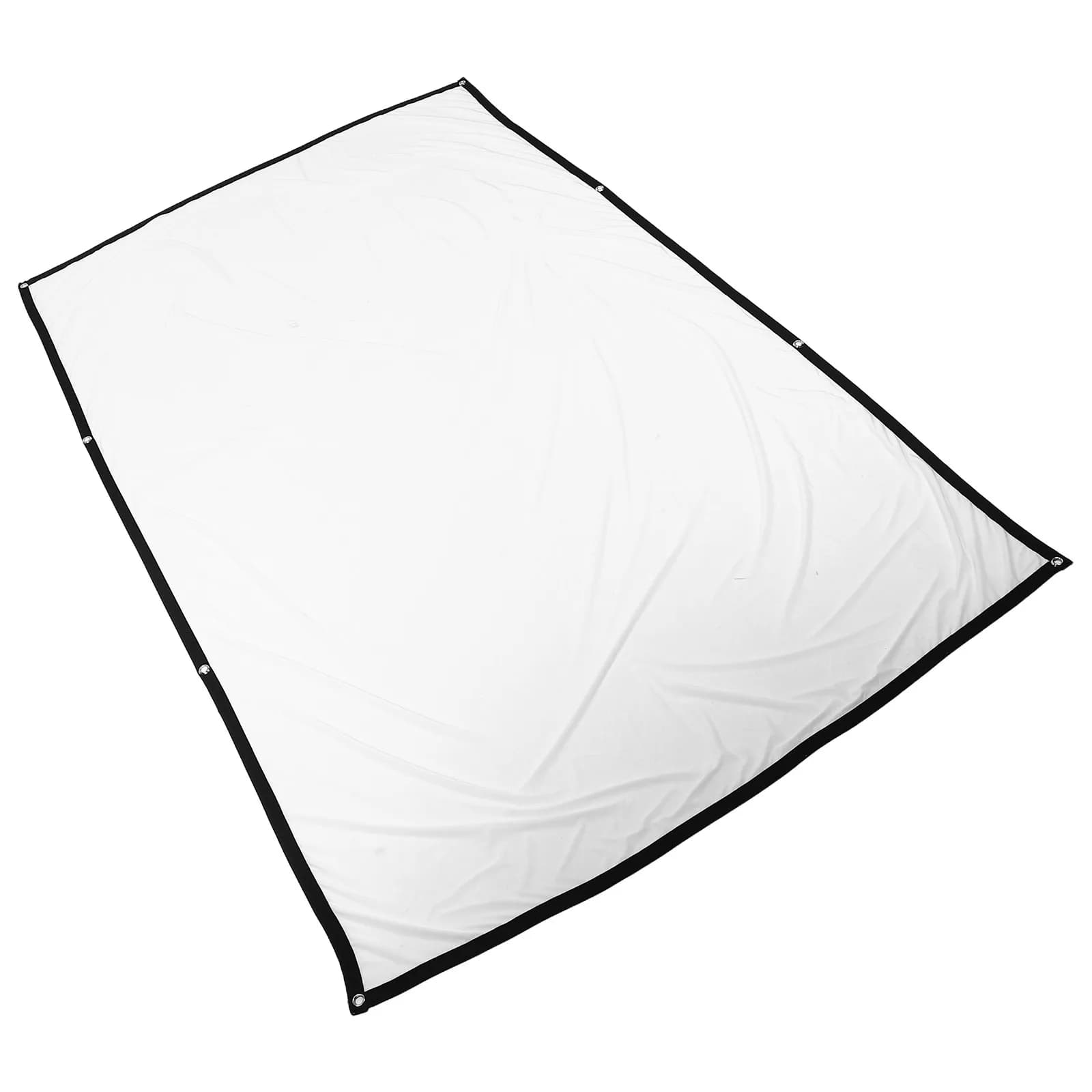 100 Inch Foldable Projector Screen Portable White Outdoor Indoor Theater Movie Screen Portable Projector Curtain