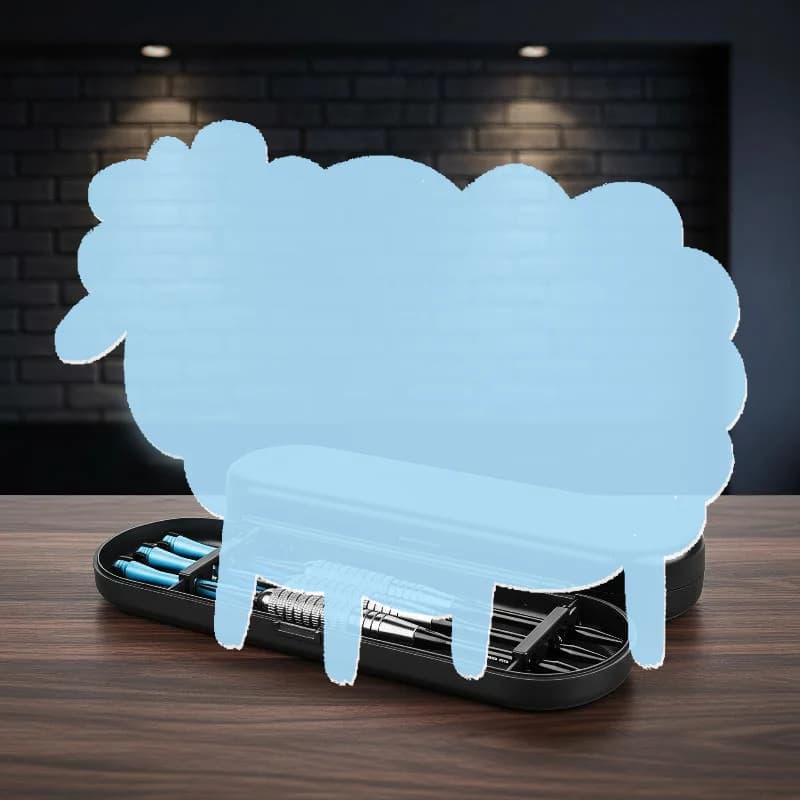 Portable Darts Storage Bag Tear Resistant Empty Dart Container Hold Shafts Tips Accessories for Daily Training Competition