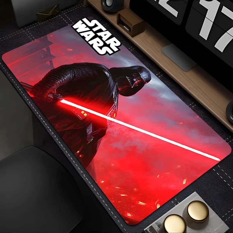 Computer Varmilo Tastiera Mouse Pad S-Star Wars Anime Accessori da gioco Tavolo XXL Gamer Tappeto Tappetino da scrivania Tappetino per mouse con bordo bloccato morbido