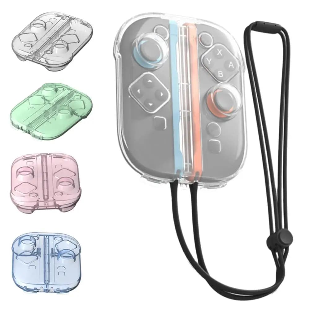 Per Switch 2 Joy-Con Custodia cristallina - Scatola protettiva antipolvere in PP trasparente per controller e accessori NS2