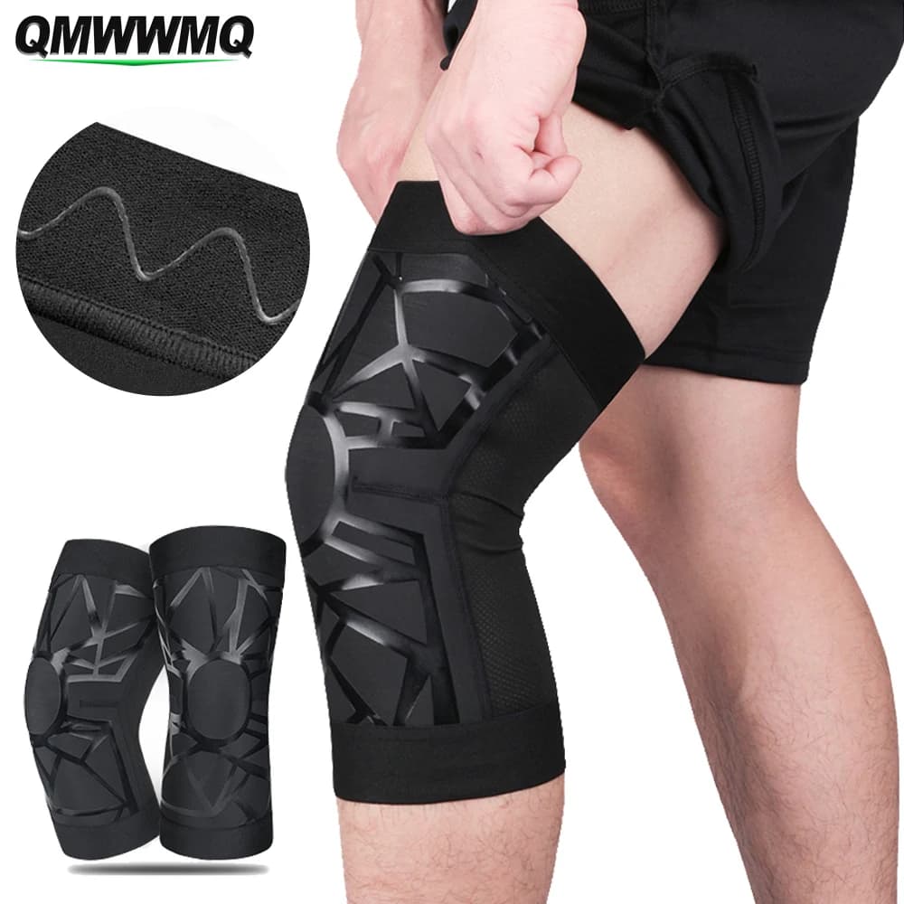 Supporto per ginocchiera a compressione per ginocchio da 1 pezzo per dolore al ginocchio per uomini e donne che corrono, basket, pallavolo, sollevamento pesi, palestra