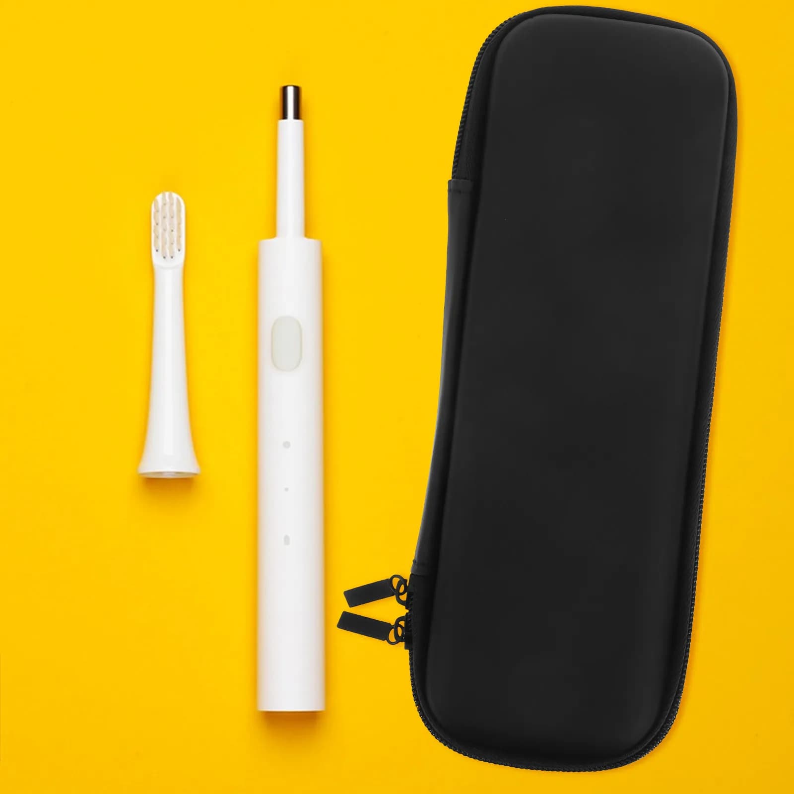 EVA Rigida Electric Toothbrush Case, Travel Brush with Network Pocket, Portable Protective Container