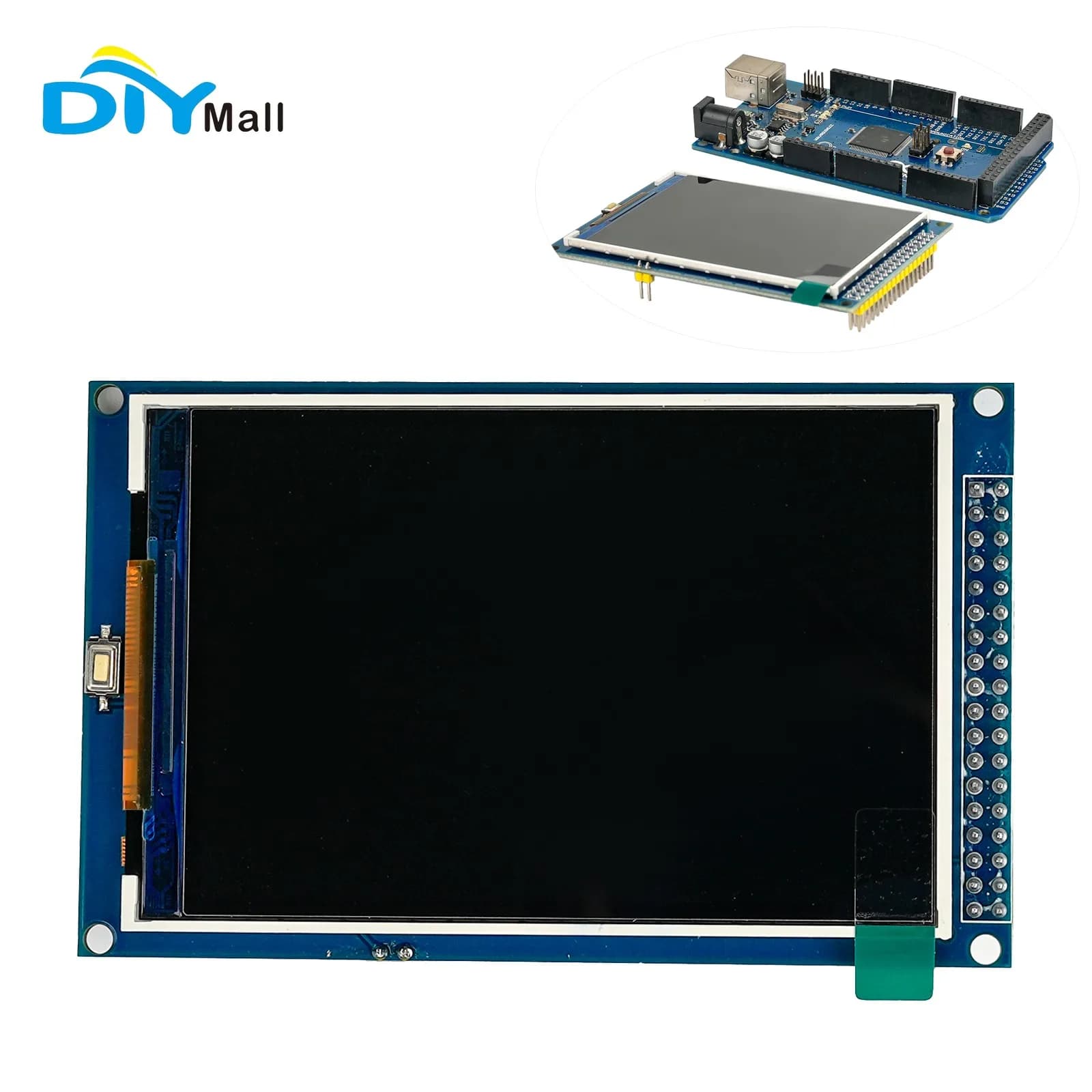 Modulo Display LCD TFT da 3,5 Pollici, Risoluzione 320 x 480, Schermo a Colori per Scheda Controller Arduino
