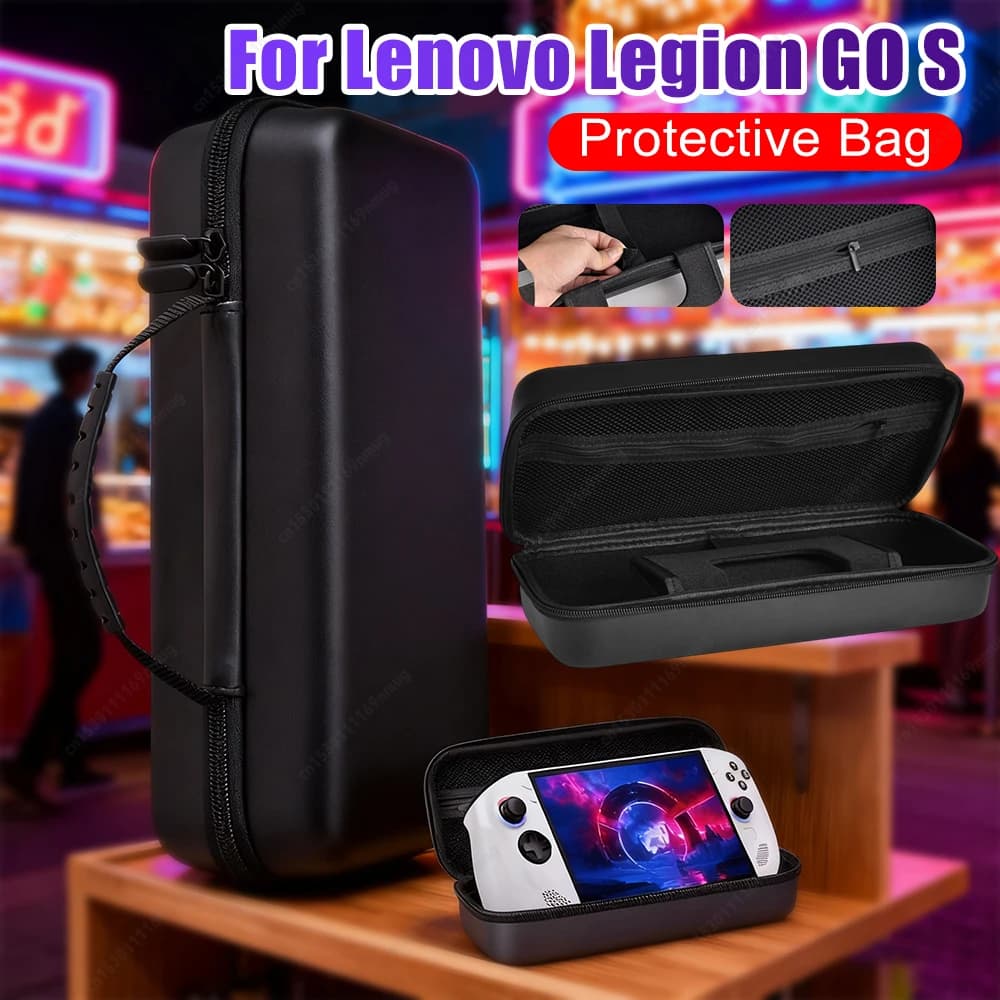 Custodia rigida in EVA per console di gioco portatile Lenovo Legion Go S Custodia rigida impermeabile Custodia da viaggio antigoccia