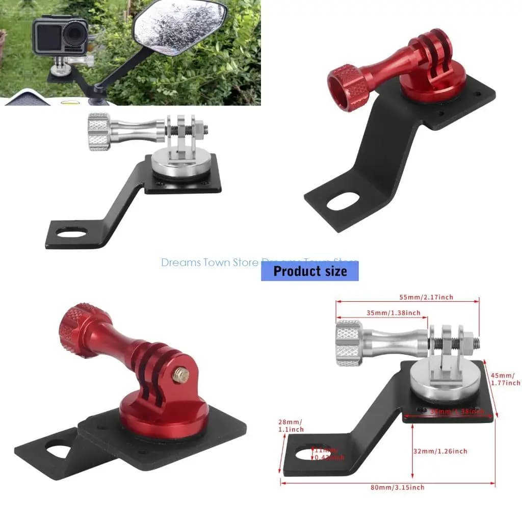 Base in acciaio per supporto per fotocamera per angolo multiplo HX6A con imbottitura in gomma per video stabili