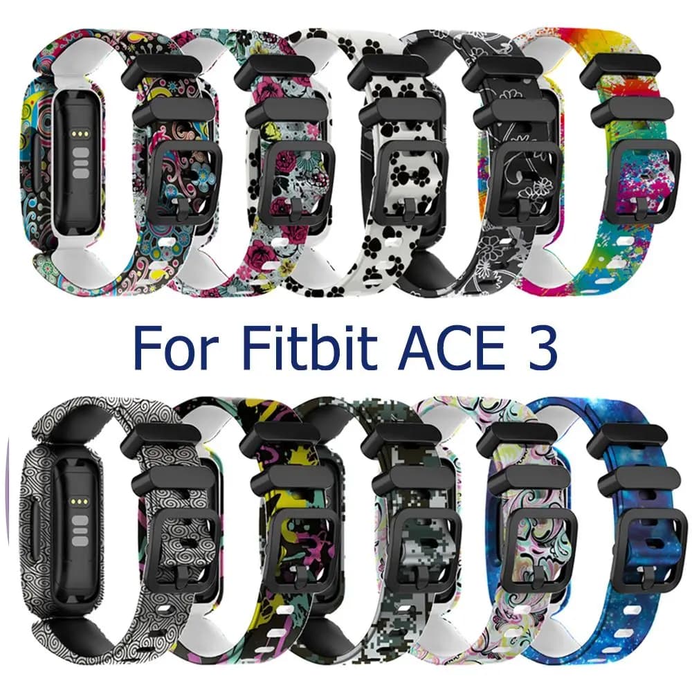Cinturino da polso bracciale in Silicone per Fitbit Ace 3/inspire 2 Smart Watch Band bracciale sostituzione cinturini da polso per bambini