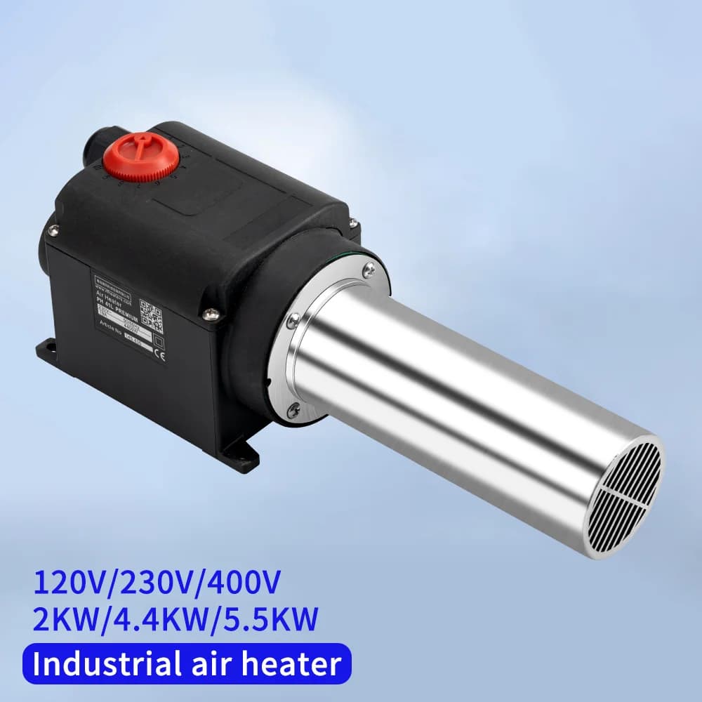 OEM 5500W High Pressure Control Temperature Air Blower Stainless Steel Heating Gun for Plastic Welding Paper Cup Production Line