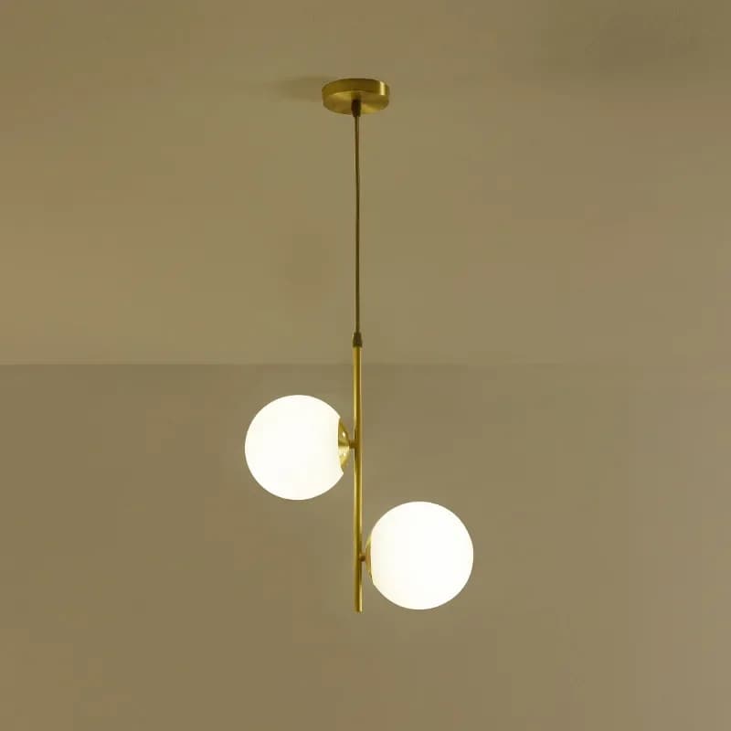 Nordic Creative Black Gold Glass Ball LED Chandelier Kitchen Bar Restaurant Suspension lamps Modern Comodin Interior lighting Decor