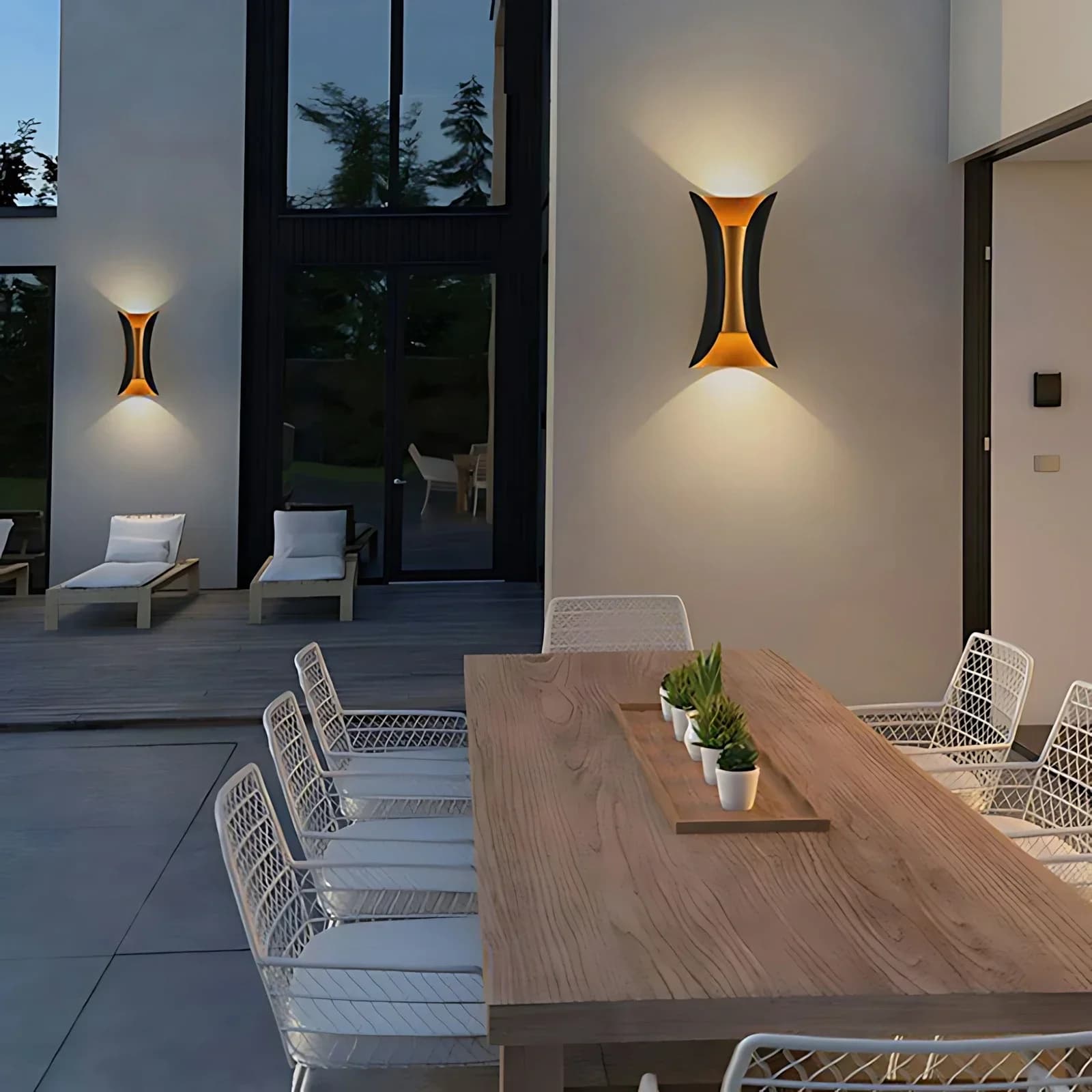 SANDYHA Modern Fashion LED Wall Lamp Up Down Elegant Design For Living Room Hotel Corridor Asile Bedside Table Balcony Garden