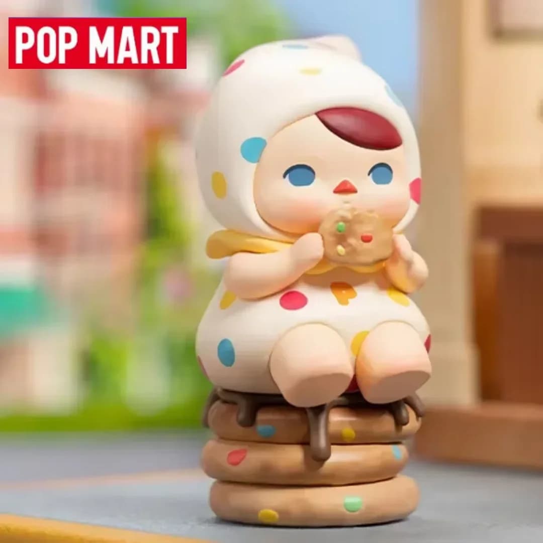 Pop Mart Pucky Rabbit Cafe Series Kawaii Anime Blind Box Action Figure - Surprise Collectible Mystery Doll for Girls Gift