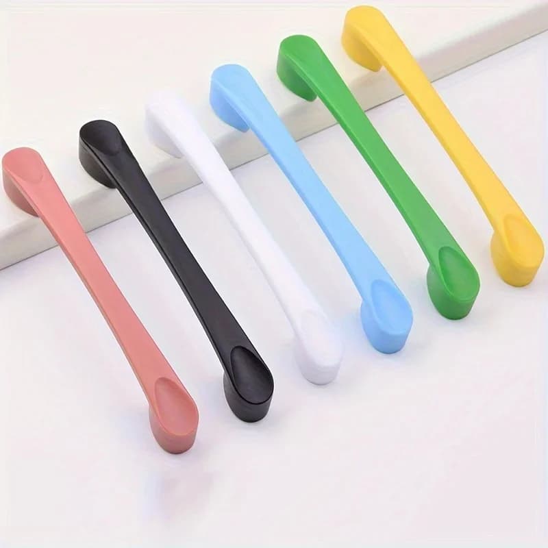 1 pz/5 pz maniglie colorate del cassetto per armadi e armadi per bambini maniglie dell'armadio da cucina maniglie della maniglia della porta per mobili