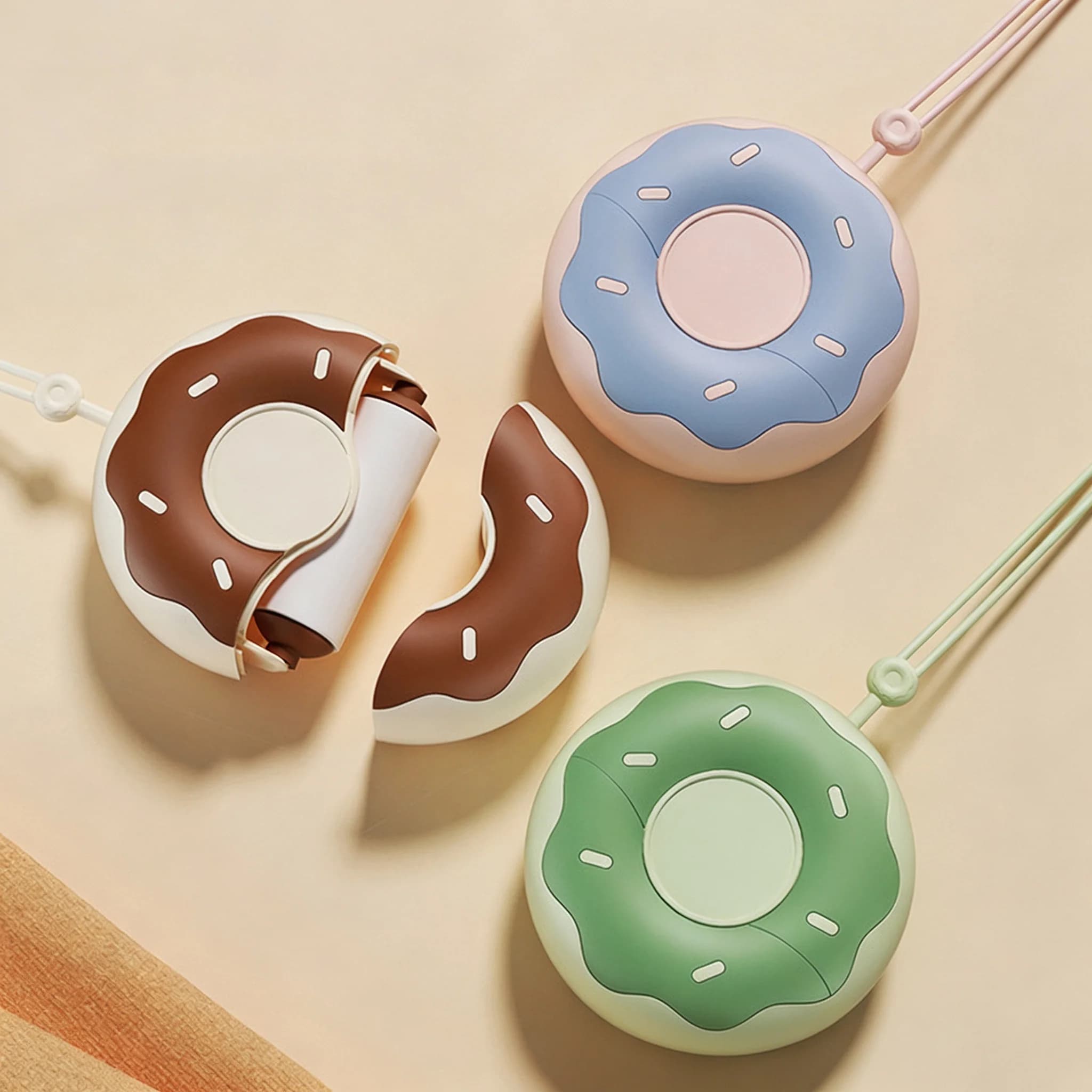 Cute Mini Lint Roller Portable Clothes Hair Remover Travel Cleaning Tool for Handbag Office