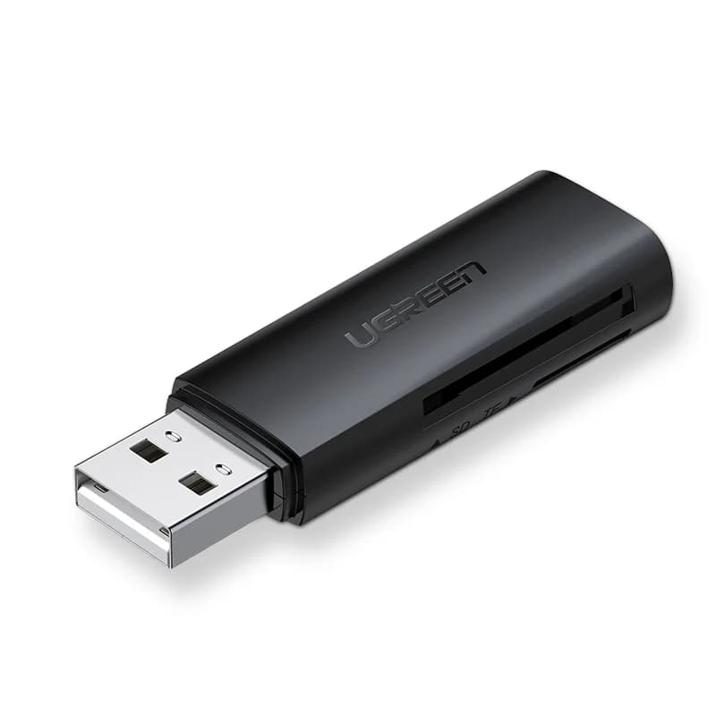Lettore di schede UGREEN Adattatore per scheda di memoria SD TF da USB 3.0 a microfono SD per PC Accessori per laptop Lettore di smart card multi