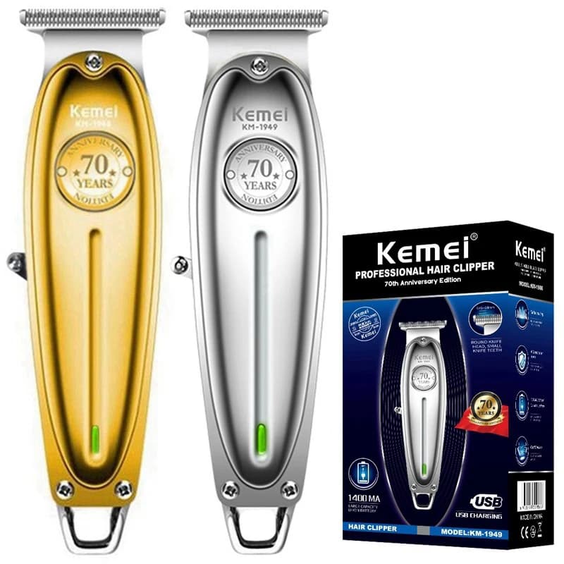 Kemei 1949 Pro Metal Cutting Machine for Men, Regulabarba and Precision Cutting Machine