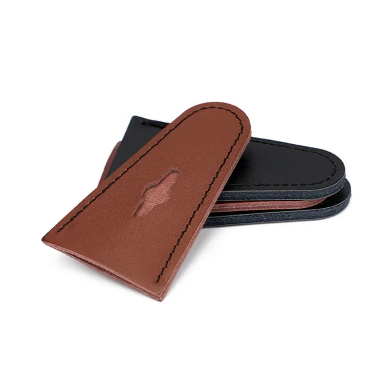 Archery Bow Limbs Protector Leather Bow Tip Guard Replacement Caps Recurve Bow Target Shooting Hunting Accessories