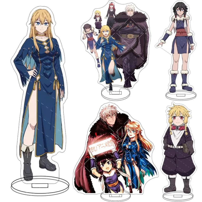 16CM Anime ‌The Warrior Princess and the Barbaric King Figure Seraphina de Lavilant Veol Acrylic Stand Cos Ornaments Gifts