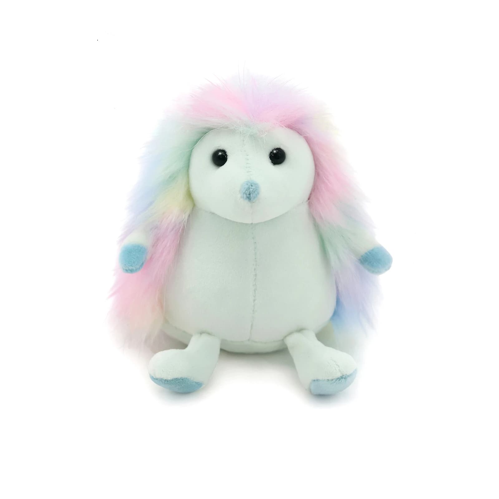 Adorabile riccio colorato peluche peluche compagno di sonno bambola per l'arredamento della camera regalo di compleanno carino