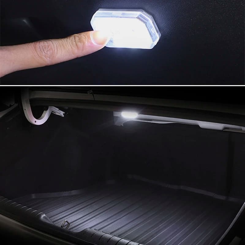 1 pezzo Touch Light Sensore USB Lampada LED touch ricaricabile Mini Atmosfera Luce Ambientale per auto Luce per feste Accessori per luci notturne