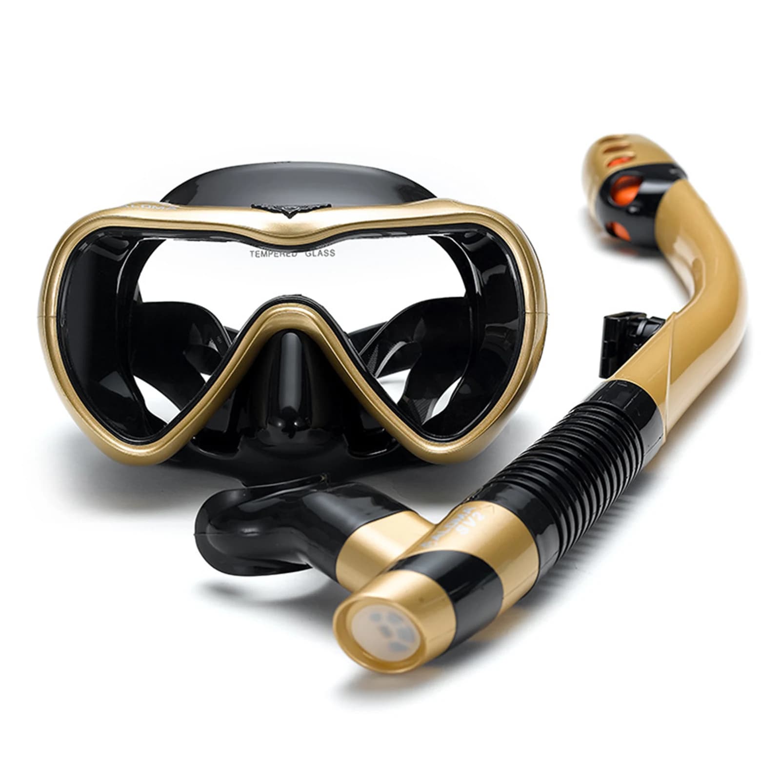 Swimwear and Snorkeling Anti-fog, Snorkel Set Waterproof with Dry Tube for Snorkeling, Swimming and Diving