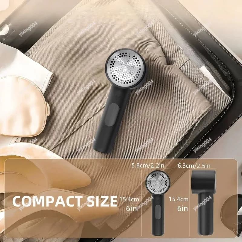 Levapelucchi Elettrico con Display LED, Ricaricabile USB, per Vestiti