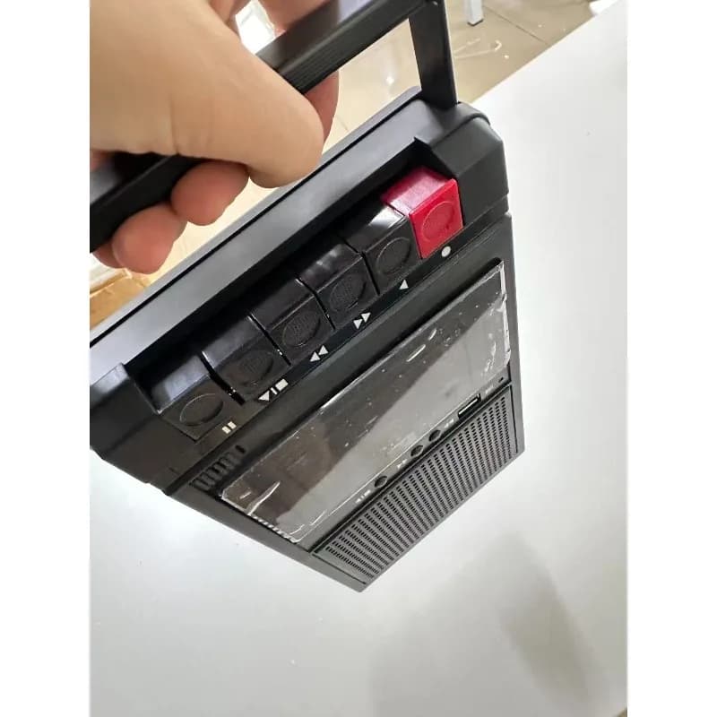 Lettore di Cassette Portatile con Riproduzione USB e Registratore di Cassette Esterno Integrato