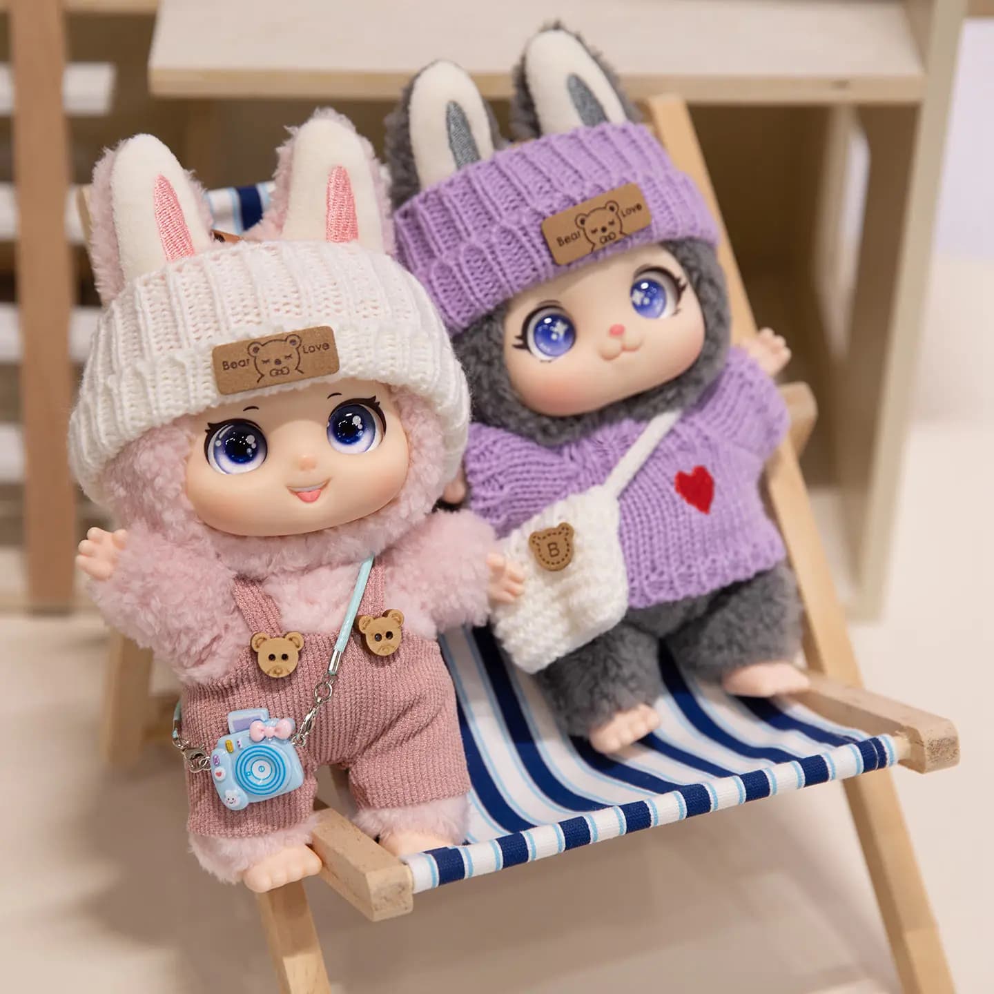 Ciondoli in vinile a forma di bambola, peluche, cucciolo, orsetto, coniglio, animali, fai da te, per maglioni, tute, accessori creativi per abbigliamento, regali per ragazze