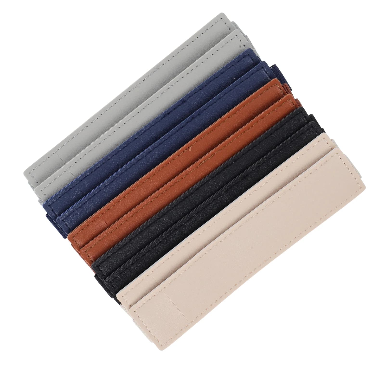 10 pezzi PU custodia elastica per penna fascia regolabile per notebook ufficiale pianificatore raccoglitore portapenne scuola ufficio PU astuccio per penna