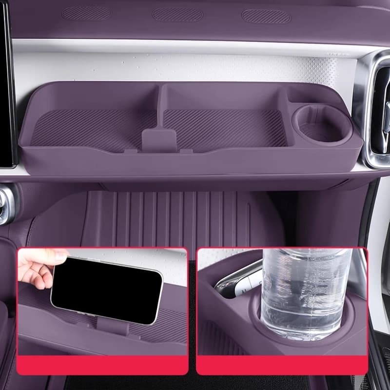 Scatola di Espansione per Co-Pilota, Tavolino DIY con Foro, Decorazione a Pendolo per Accessori di Modifica Auto LEAPMOTOR B10