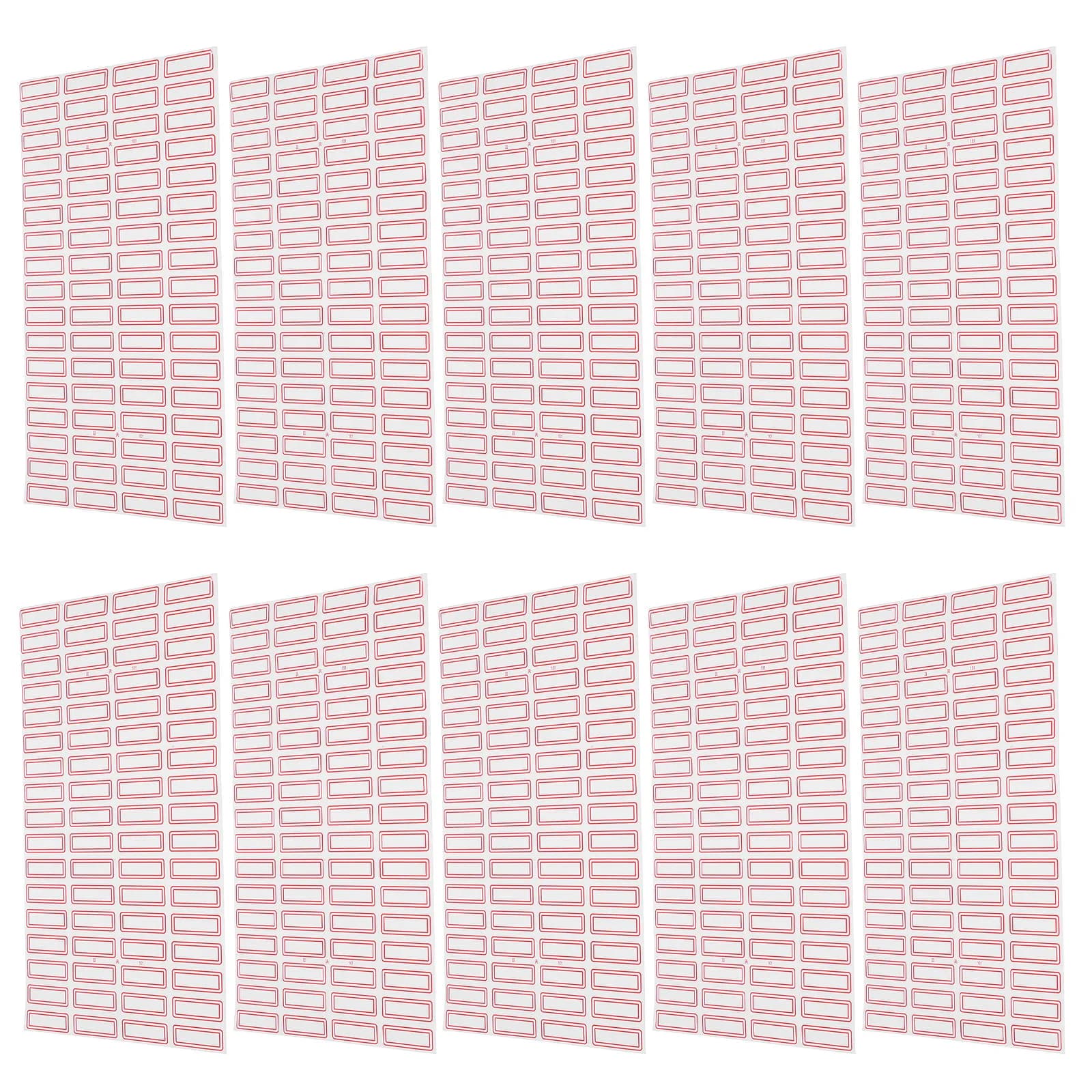 68Sheets Adhesive Labels Self Stick Blank Writable for Filing Office Home Storage Mailing Organizing Jars Containers Folder