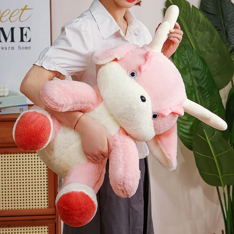 Kawaii Pink Dragon Peluche Bambole di animali di peluche morbidi Placare Cuscino Decorazioni per la casa Ottimo regalo di compleanno per adulti e bambini