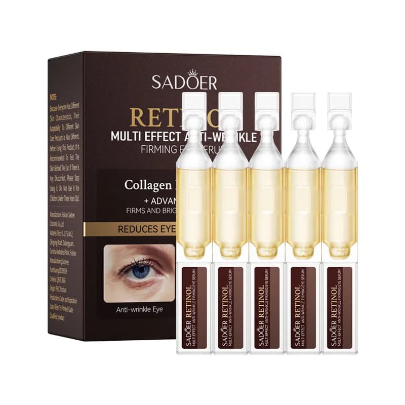 Serum for eyes at the retinol Anti-wrinkled collagen Essence Enlighten thin lines of the eyes Reduces the eyes Bags for eyes Inflator