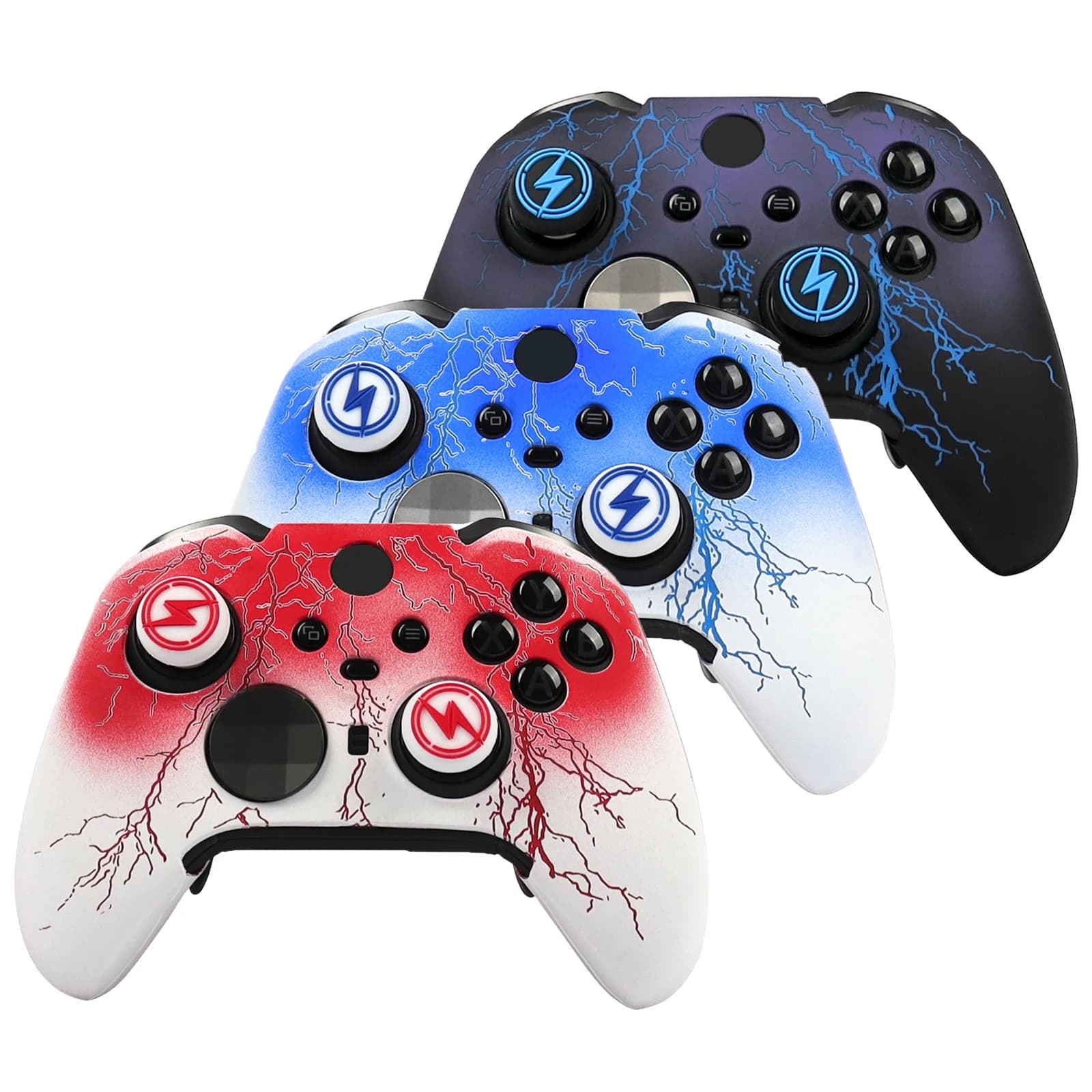 Custodia protettiva in silicone morbido con intaglio laser per controller wireless Xbox Elite serie 2 Gamepad Skin Accessori per videogiochi