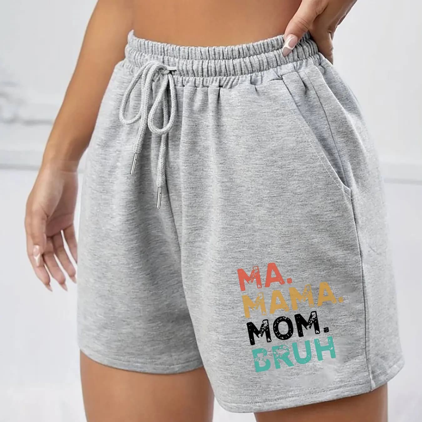 Ladies' Casual Sports Retro Niche Design Shorts, Summer Casual Versatile American Trend Outerwear Pants, Summer Beach Pants