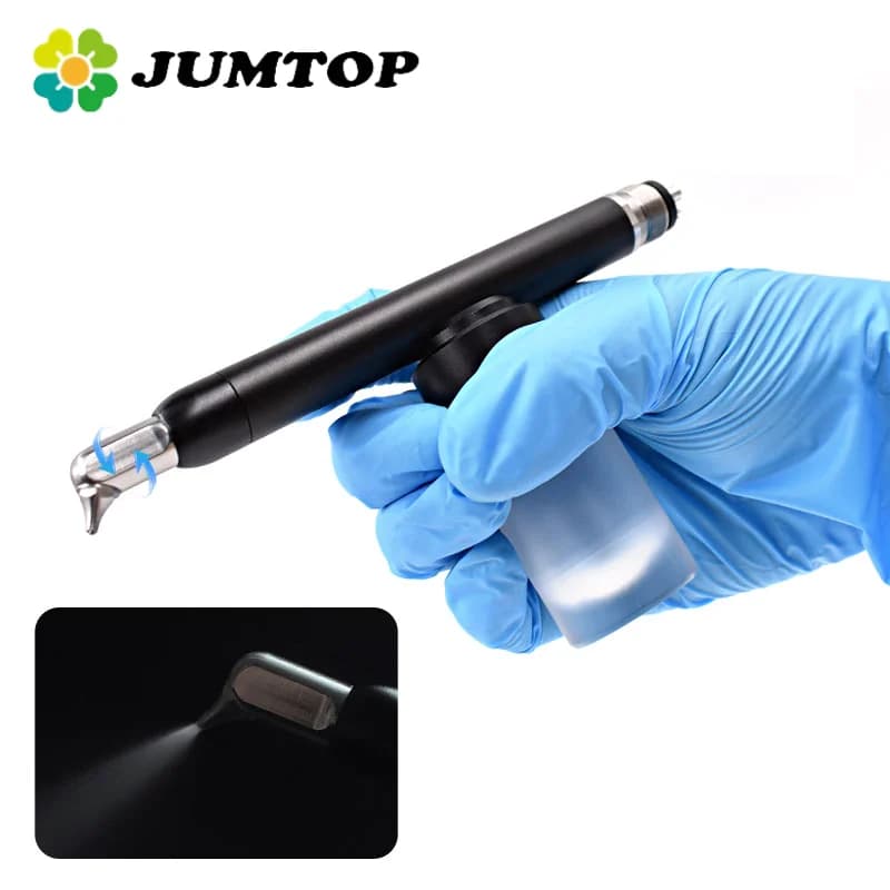 JUMTOP Dental Hydroxide Micro Blaster Sandblasting Gun Air Abrasion Polisher with Water Spray for Tooth Whitening