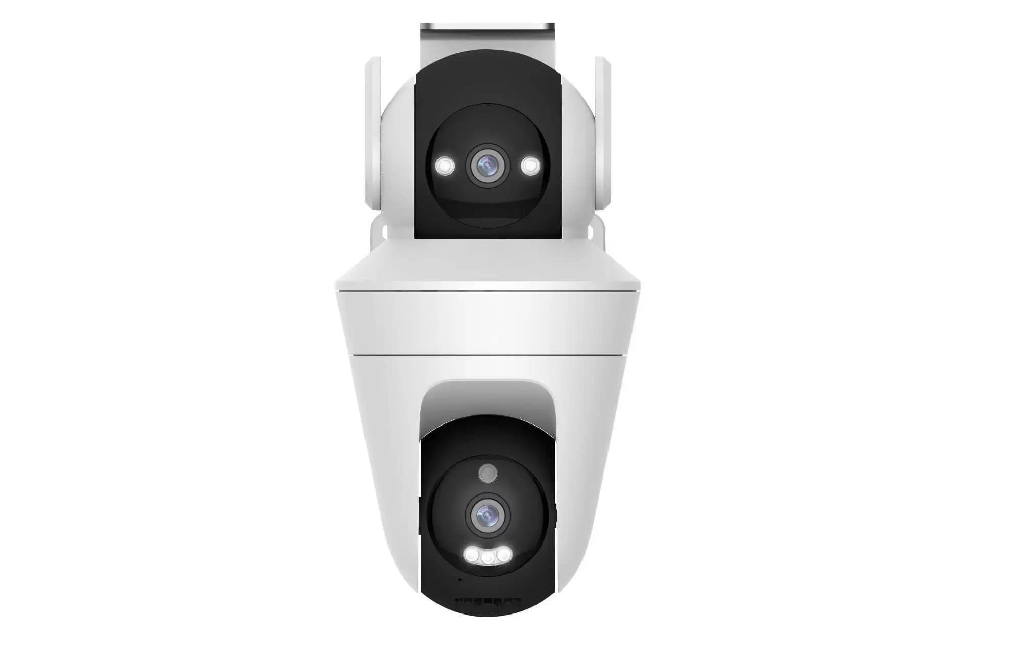 Telecamera IP Dome PTZ Wireless a Doppia Lente 6MP 1296P con App iCam365, Rilevamento Umanoide AI, Visione a Colori, Sicurezza Domestica, Monitoraggio Bambini