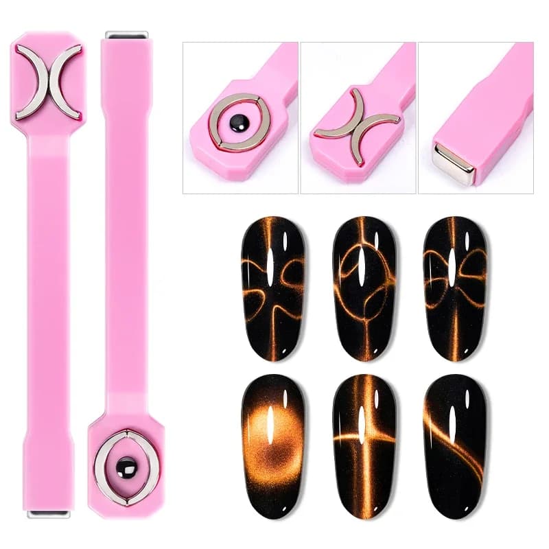 3 in 1 nail art stick magnetic multifunction UV/LED gel nail art tools for cat 3D painting magnetic gel magnetic stick DIY